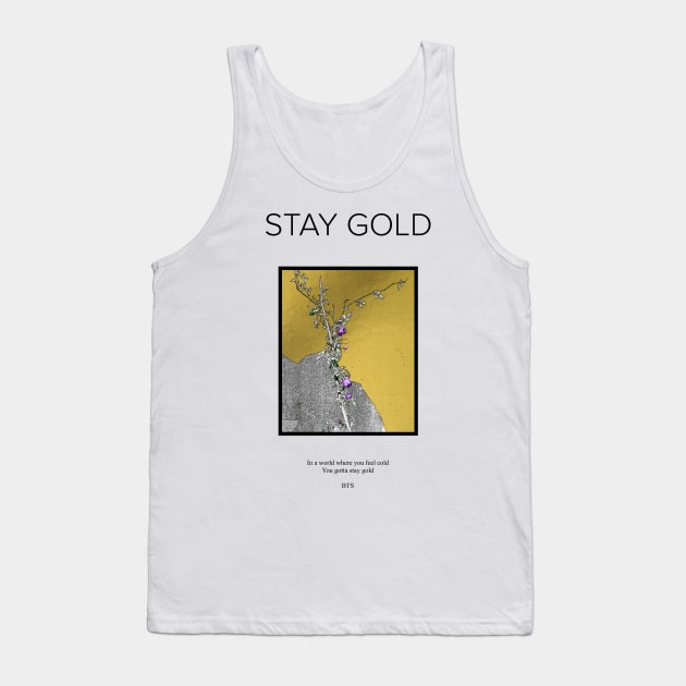 Stay Gold Tank Top by ZoeDesmedt